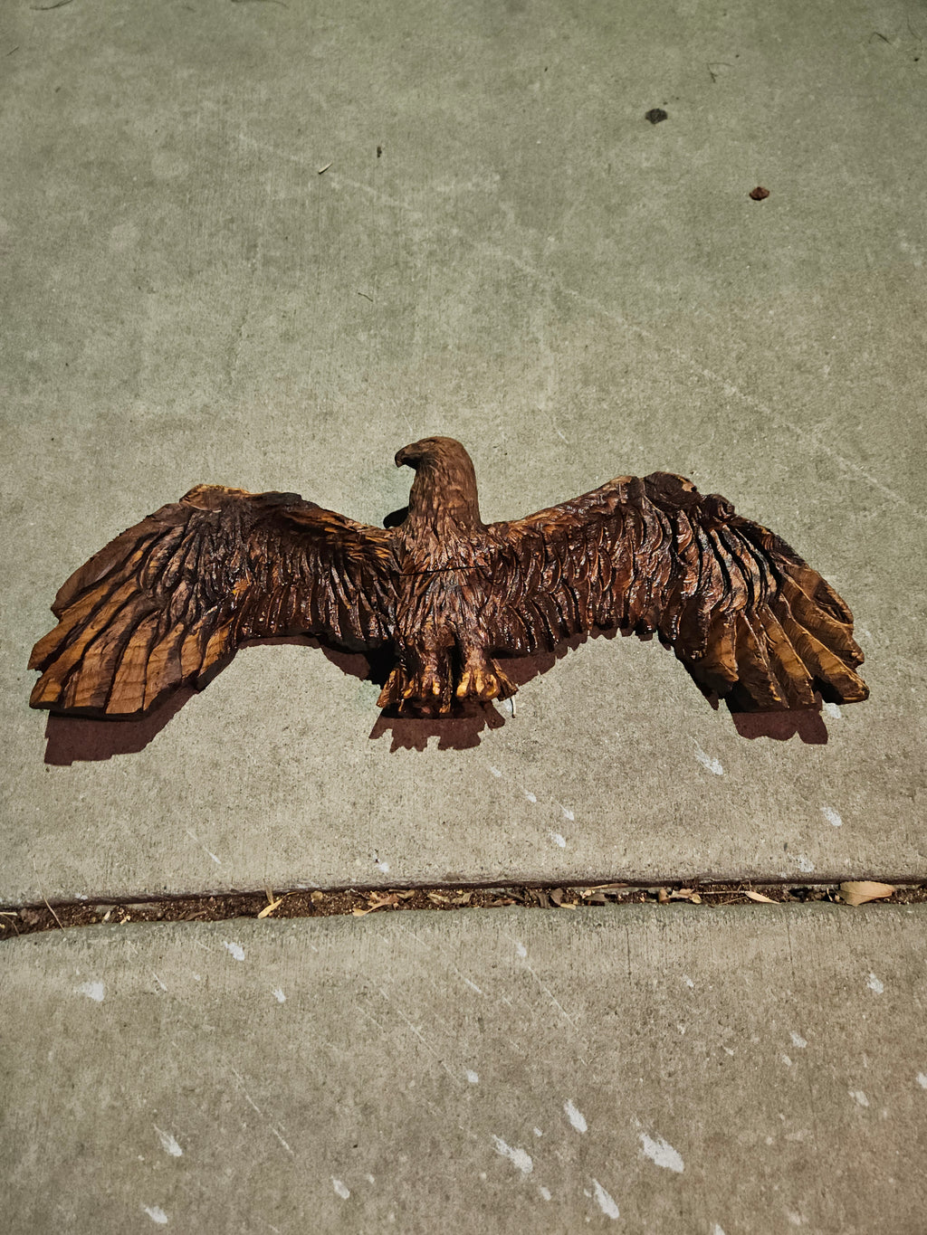 Scale Eagle Carving