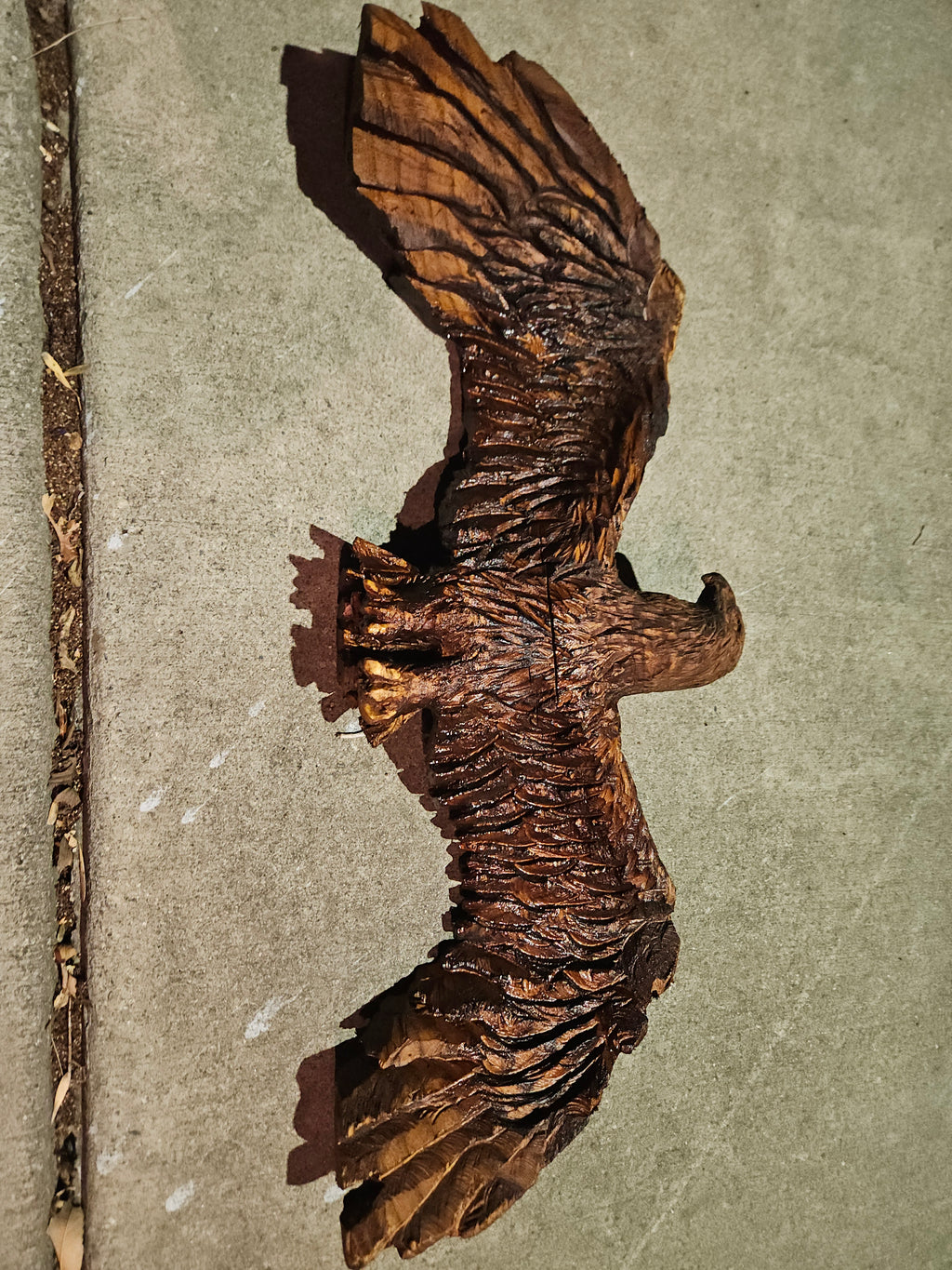 Scale Eagle Carving