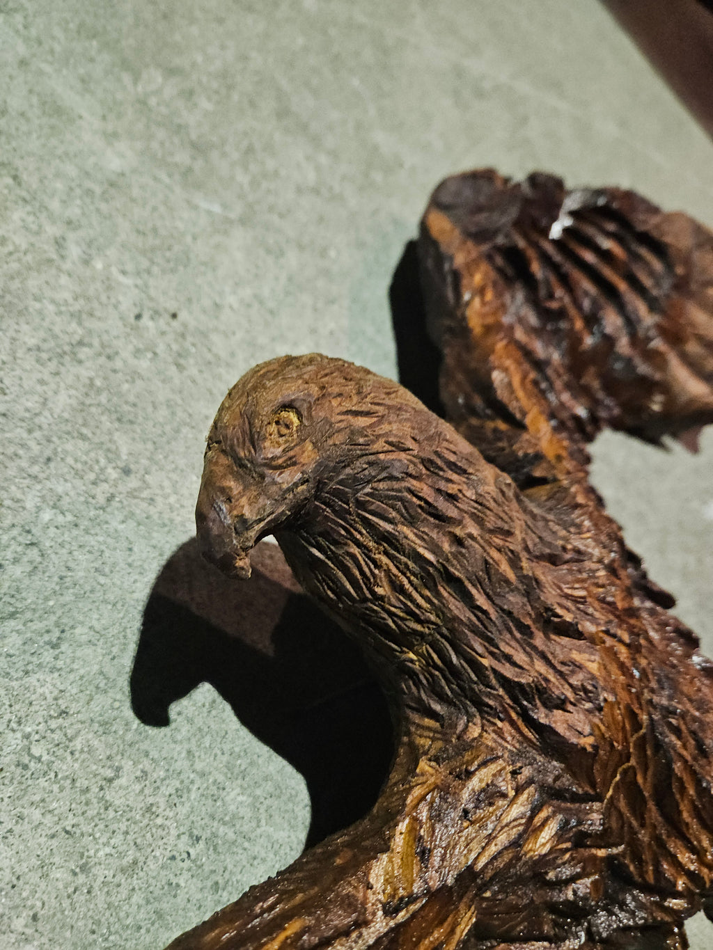Scale Eagle Carving