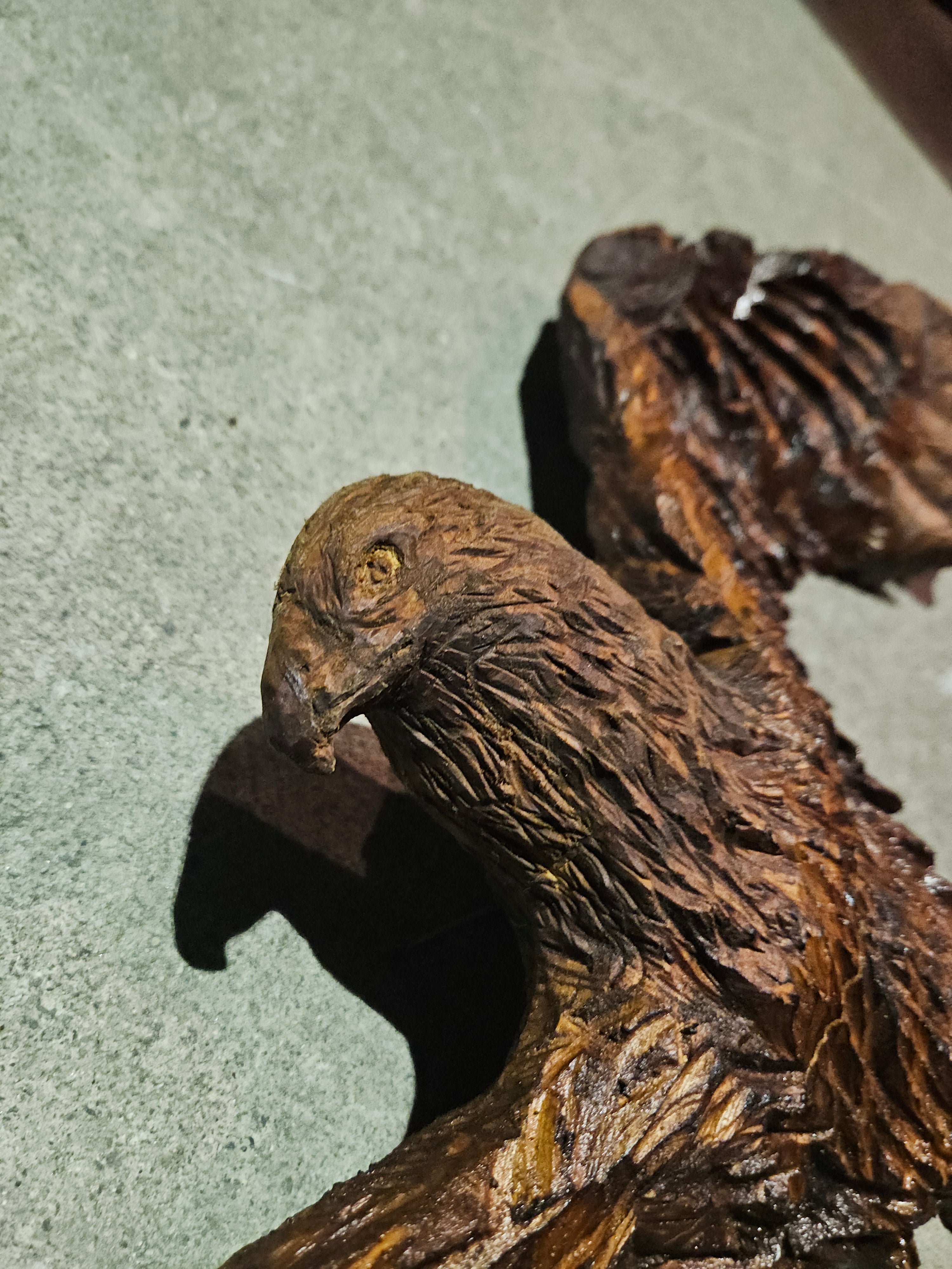 Scale Eagle Carving