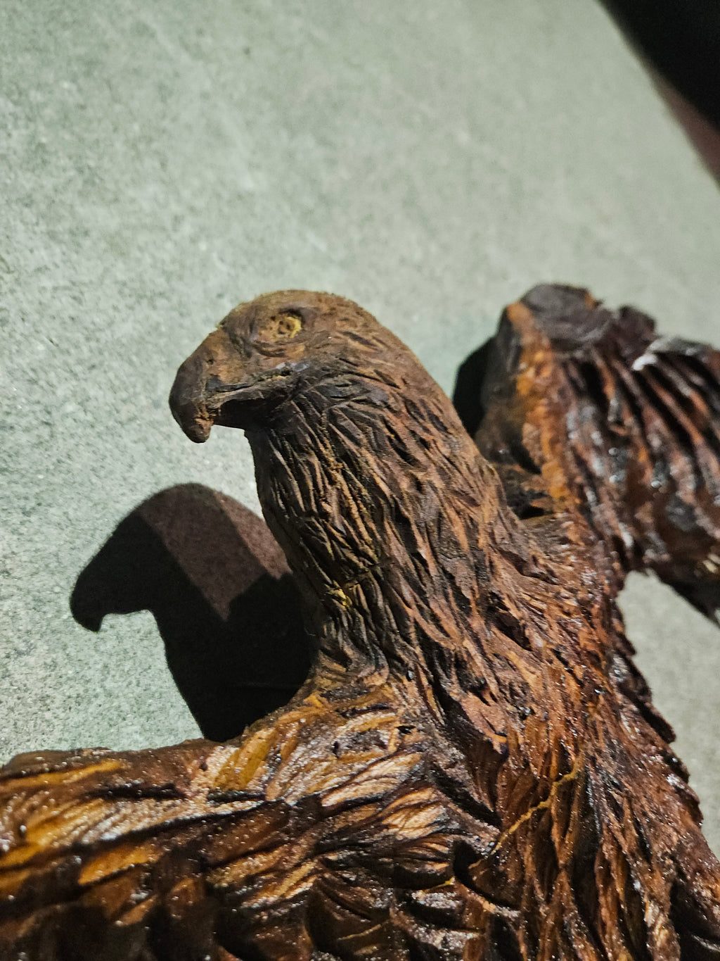 Scale Eagle Carving