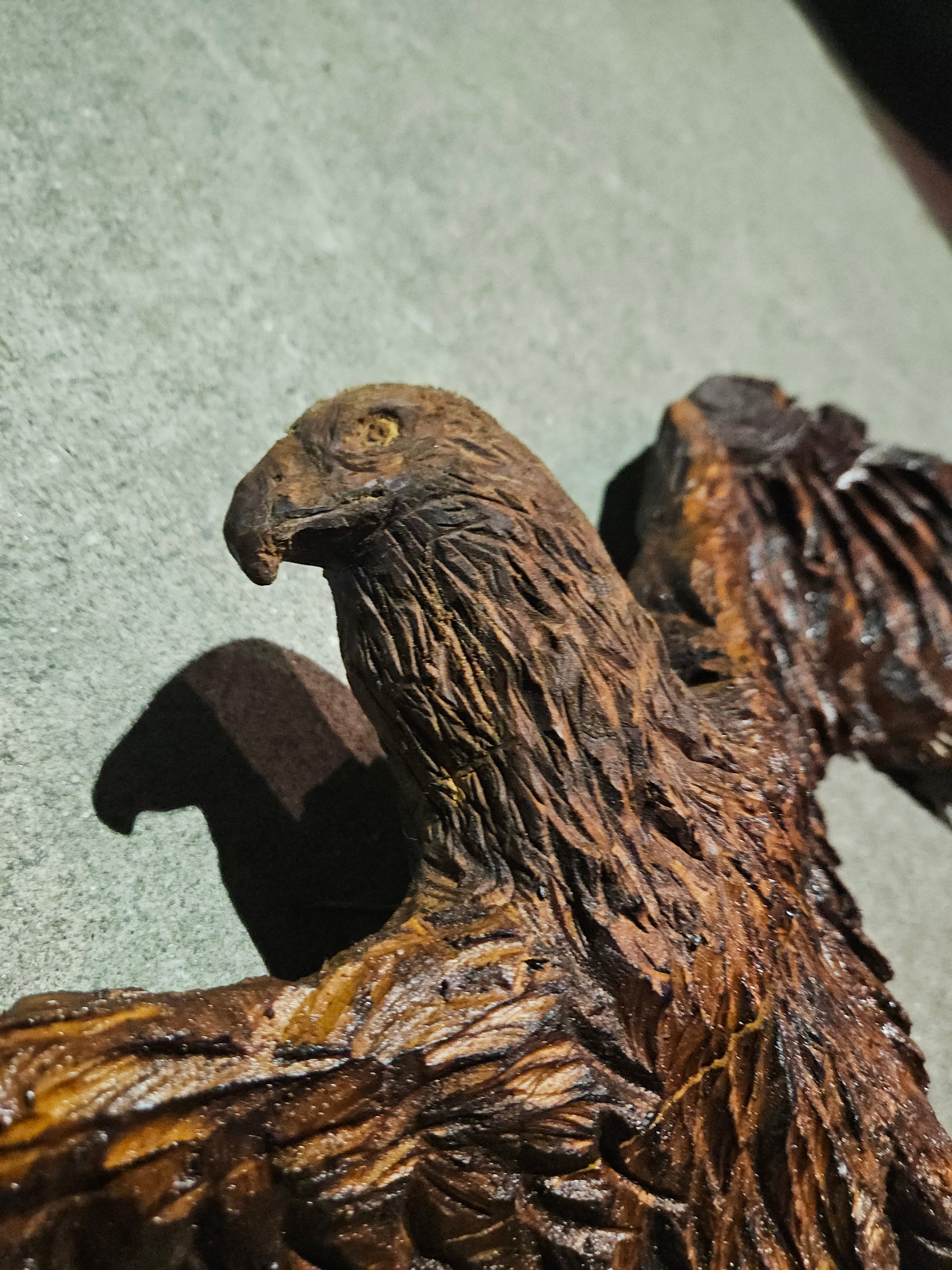 Scale Eagle Carving