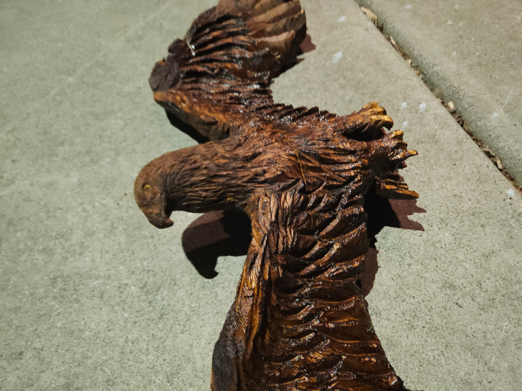 Scale Eagle Carving