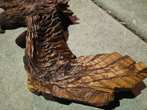 Scale Eagle Carving