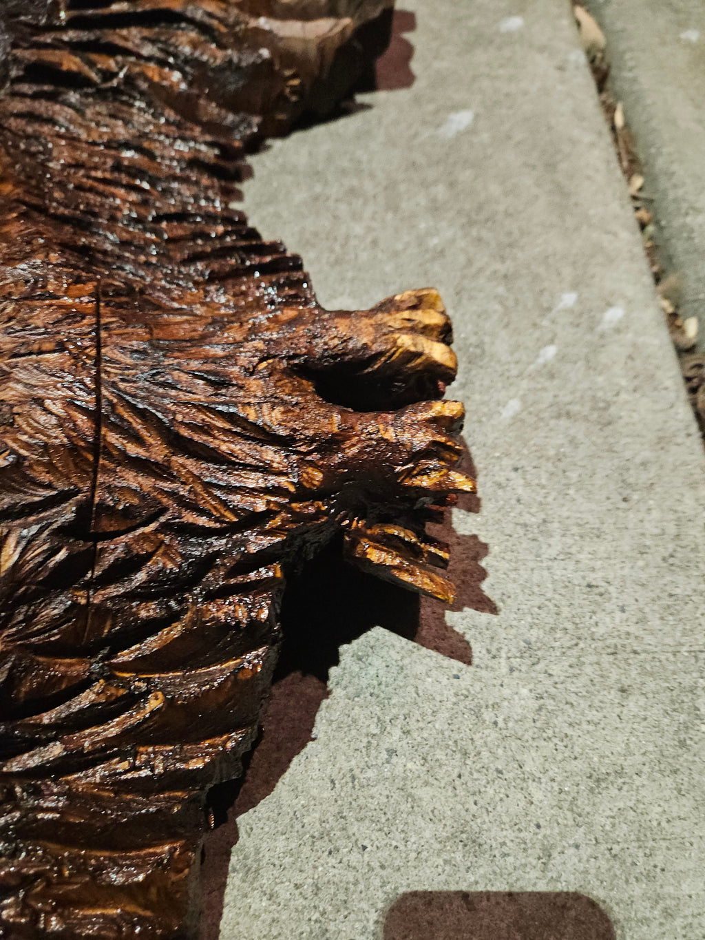Scale Eagle Carving