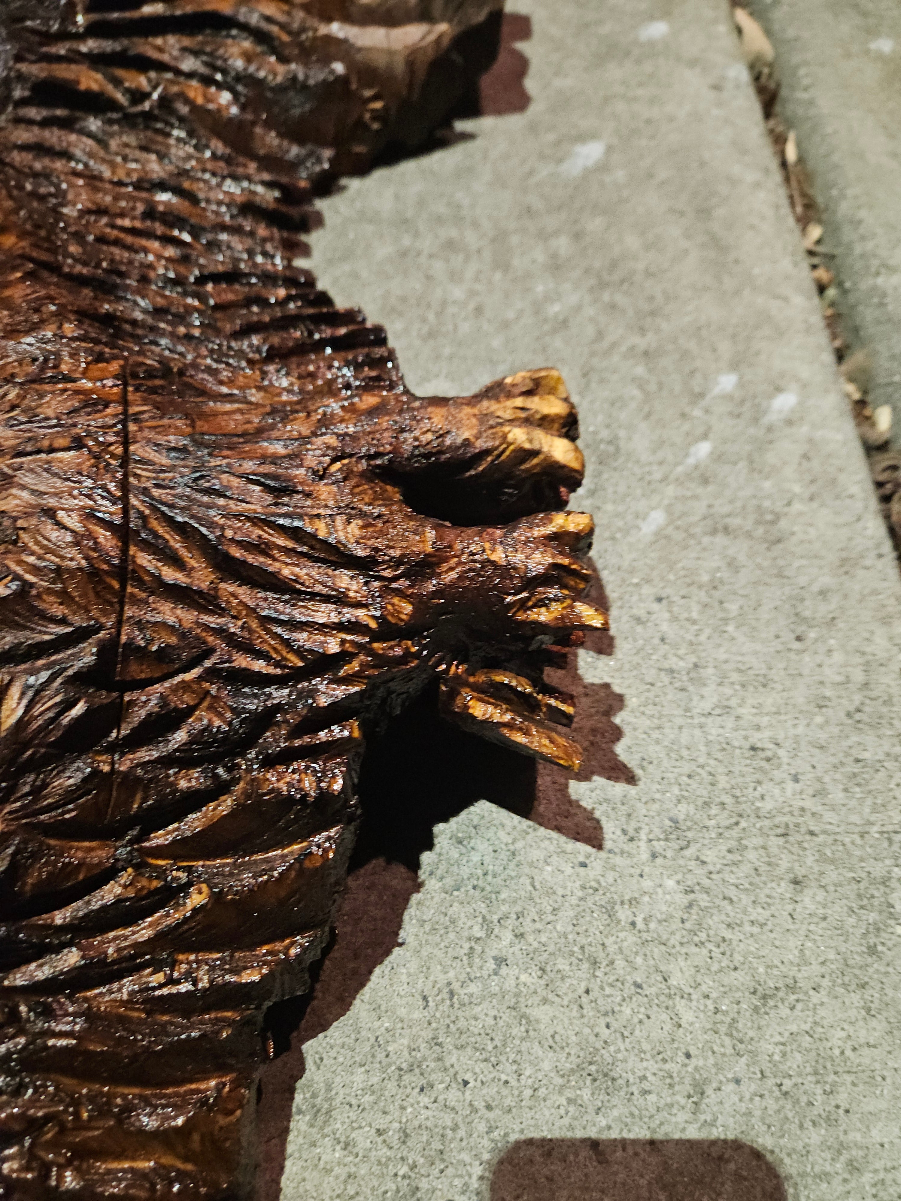 Scale Eagle Carving