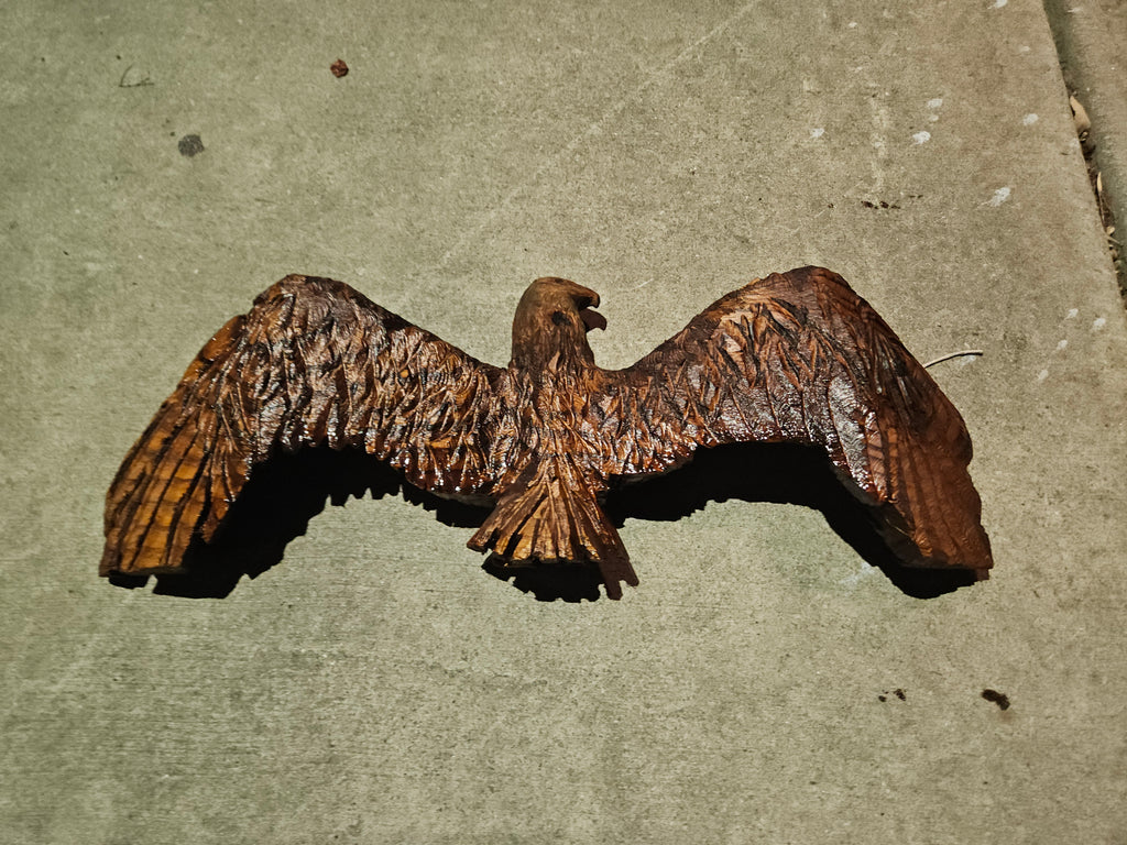 Scale Eagle Carving