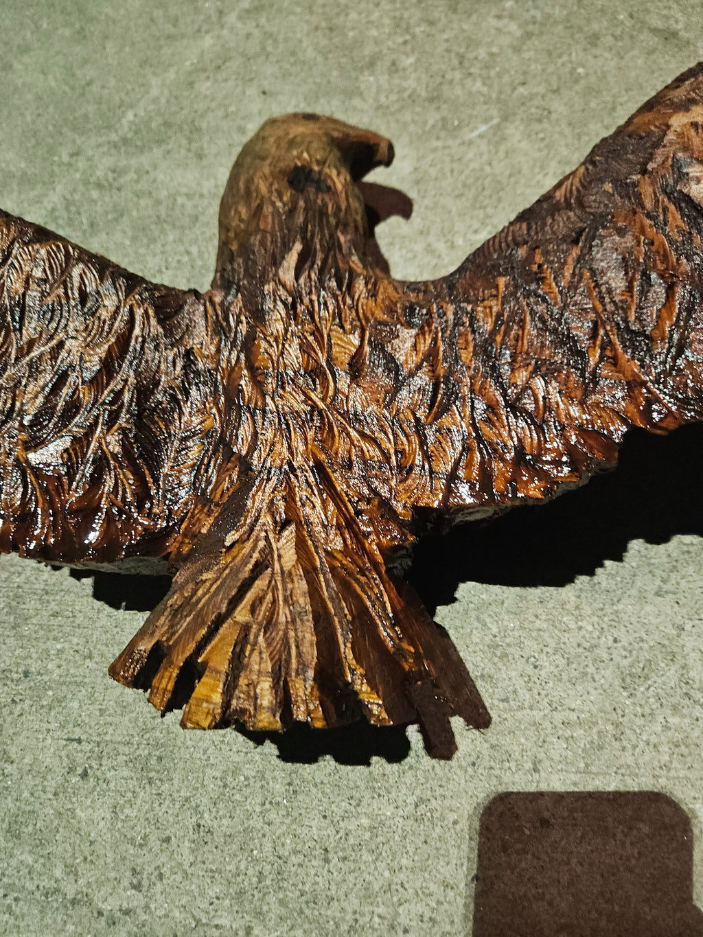 Scale Eagle Carving