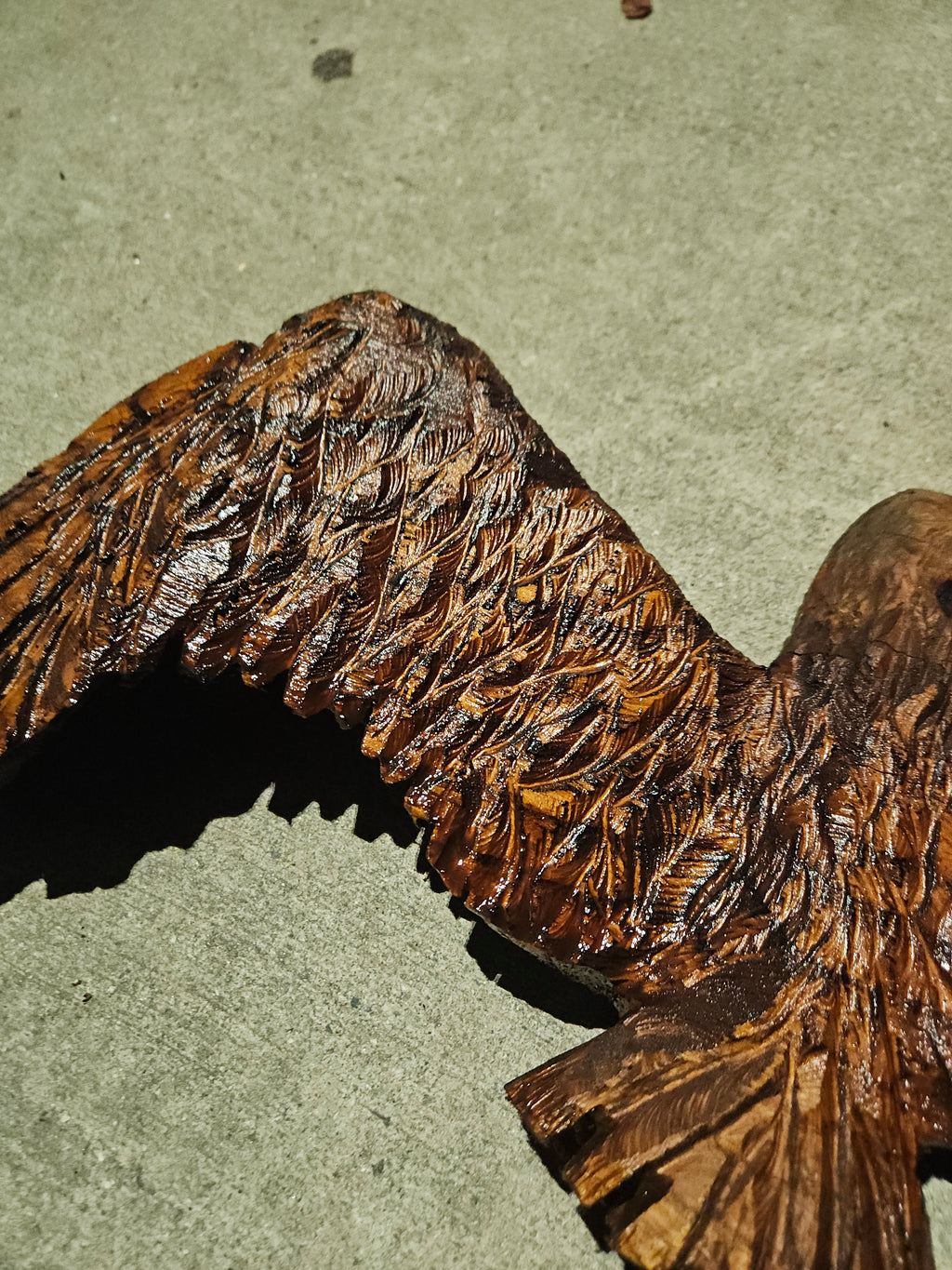 Scale Eagle Carving