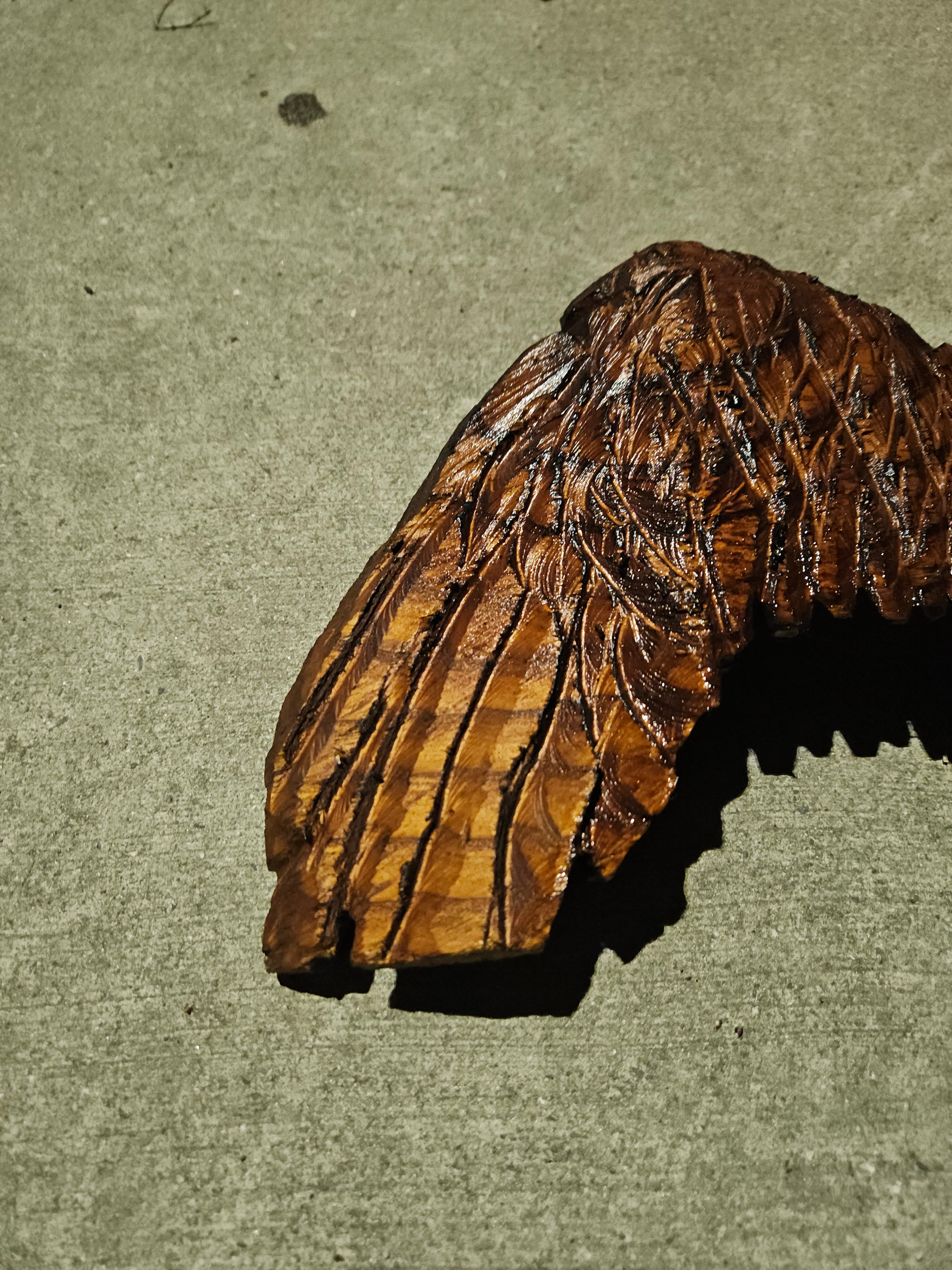 Scale Eagle Carving