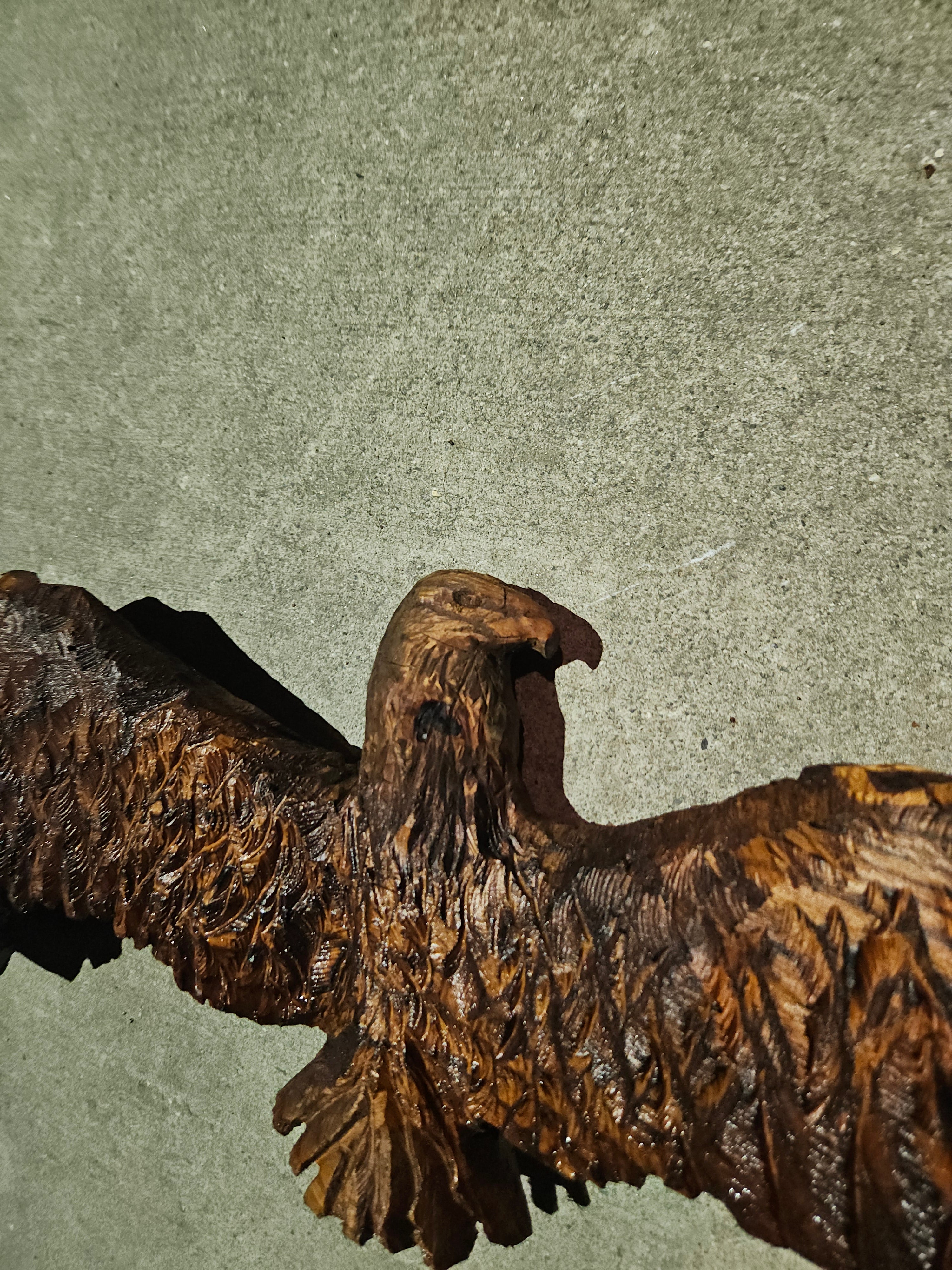 Scale Eagle Carving