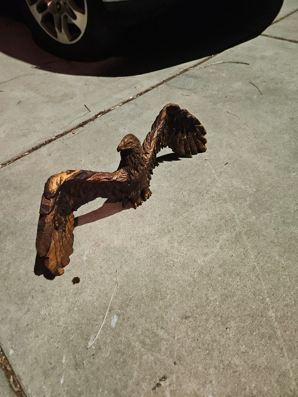 Scale Eagle Carving