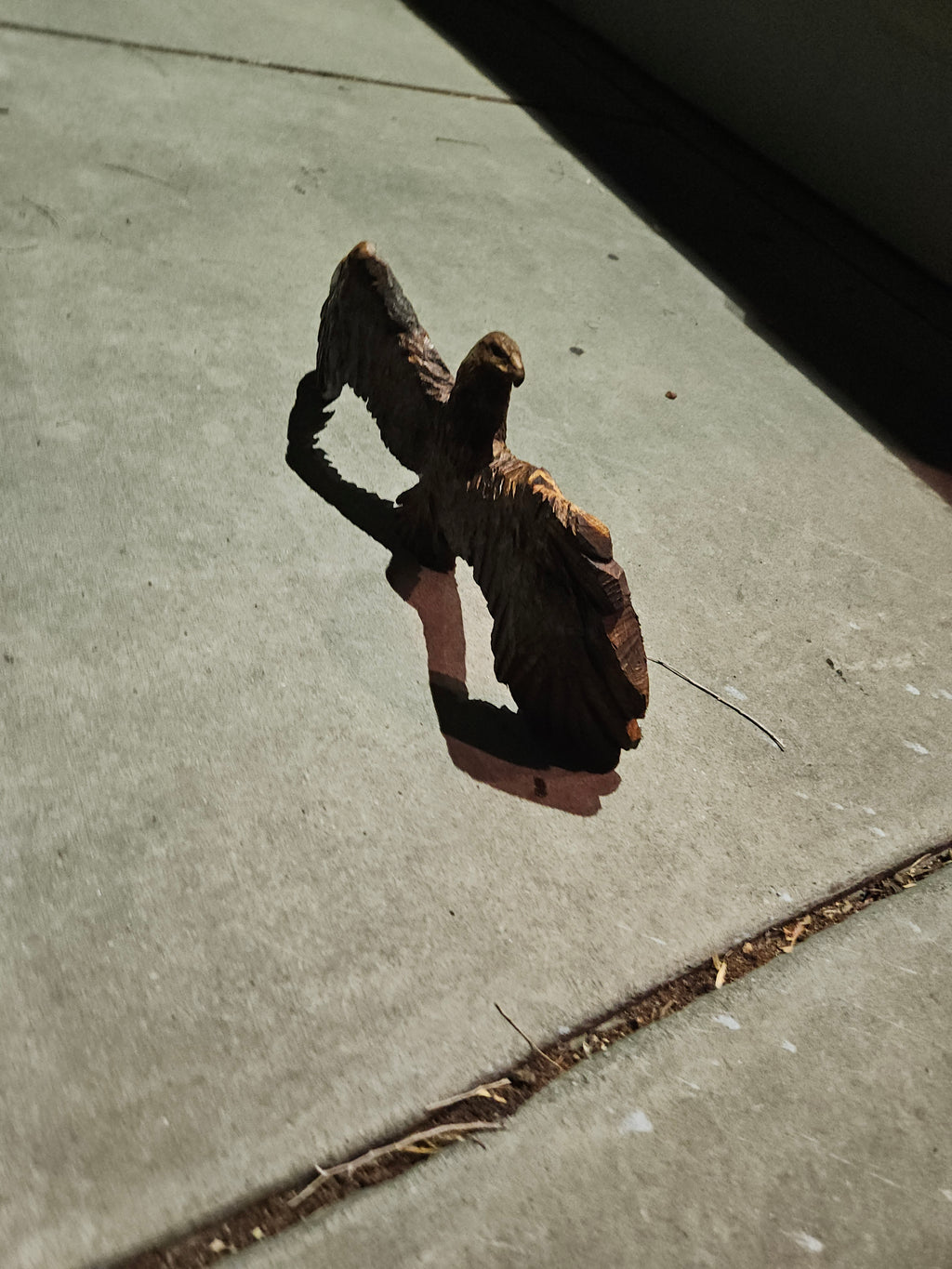 Scale Eagle Carving