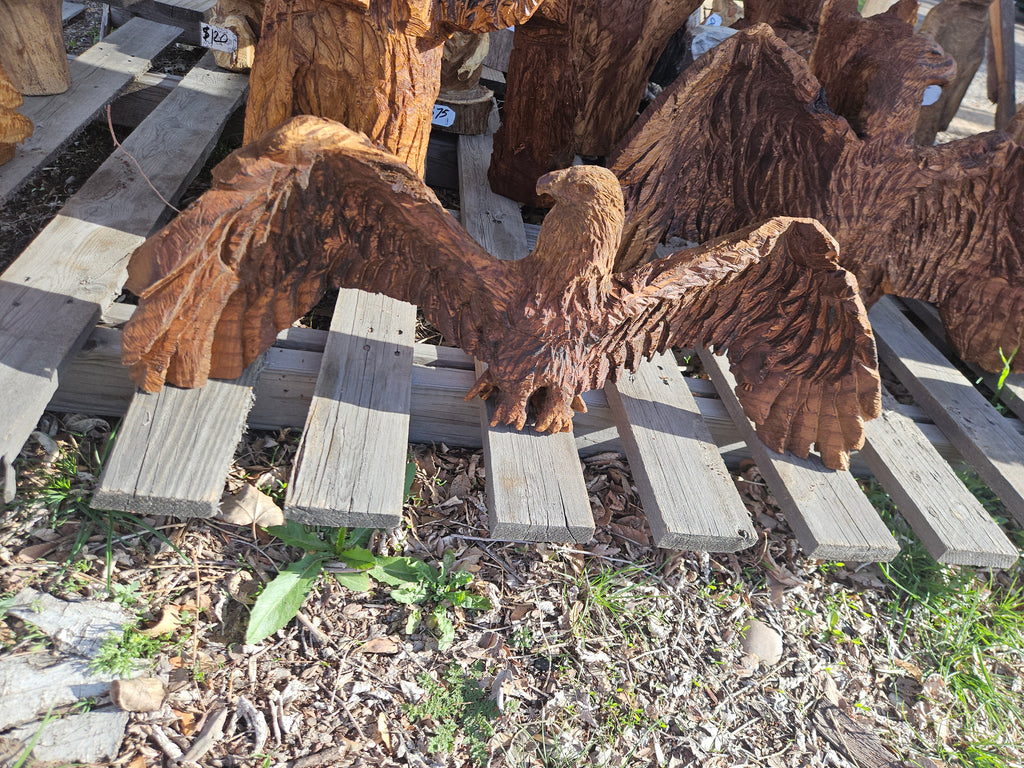 Scale Eagle Carving