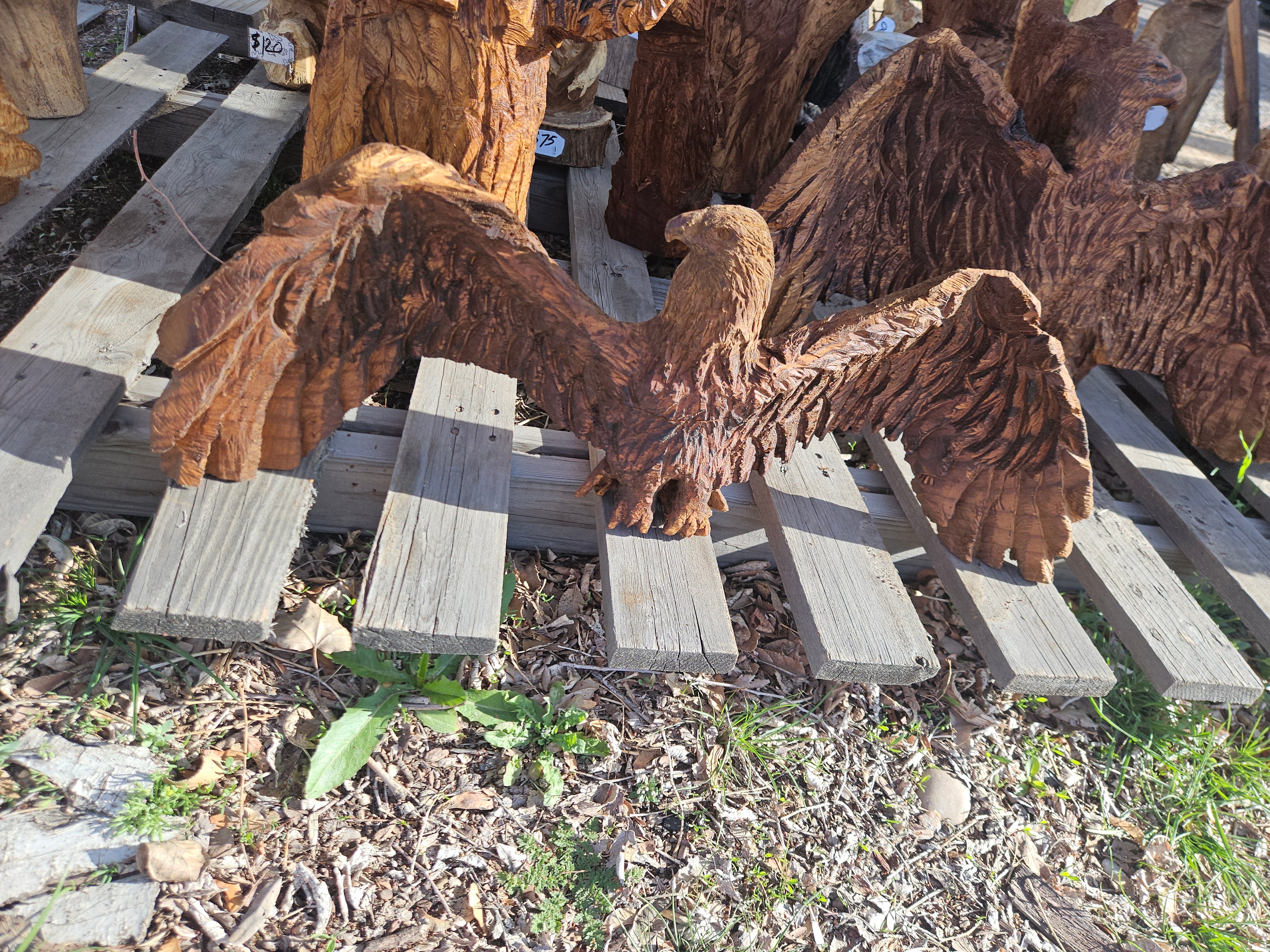 Scale Eagle Carving