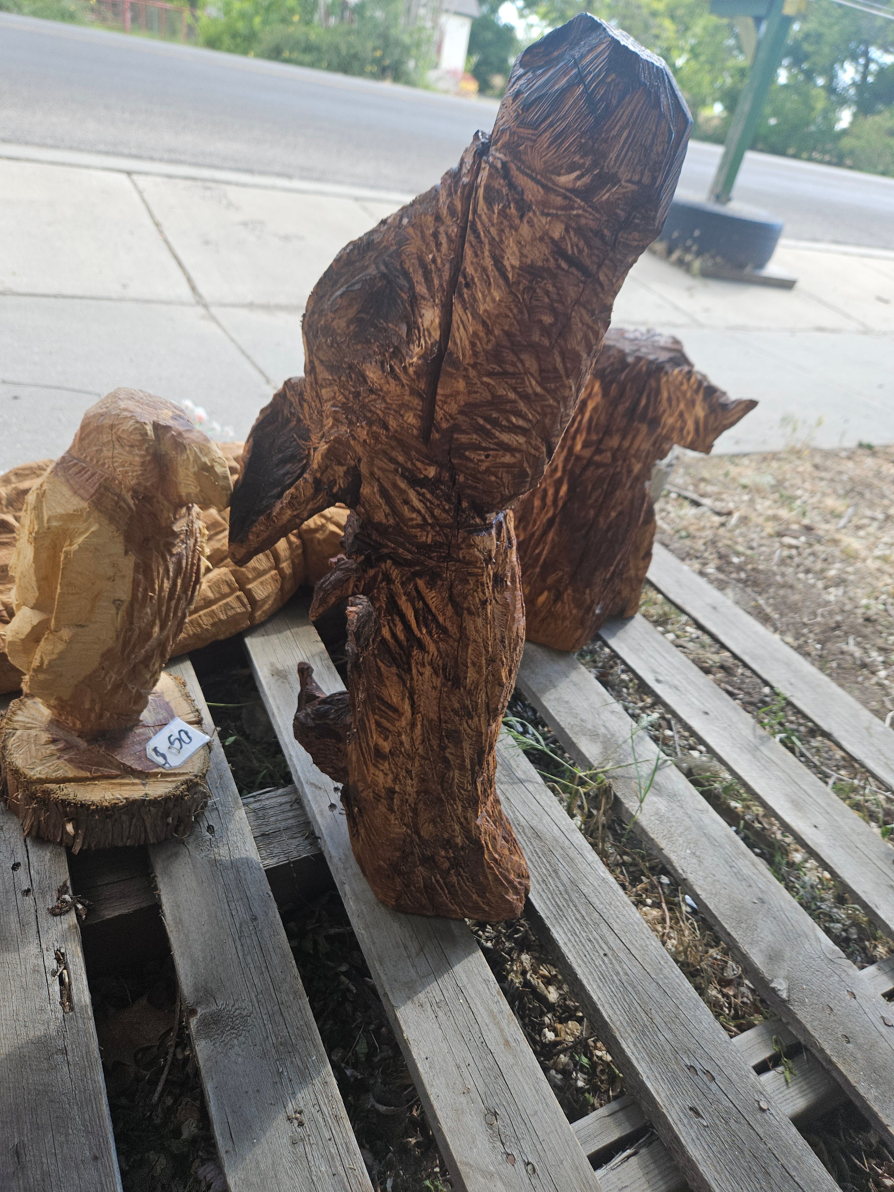 Horse Head Carving