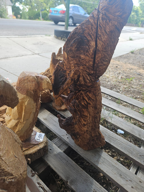 Horse Head Carving