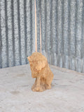 Small Lion  Chainsaw Carving