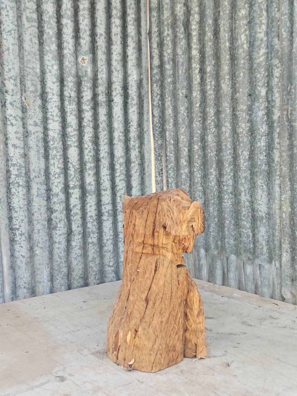 Highland Cow Carving