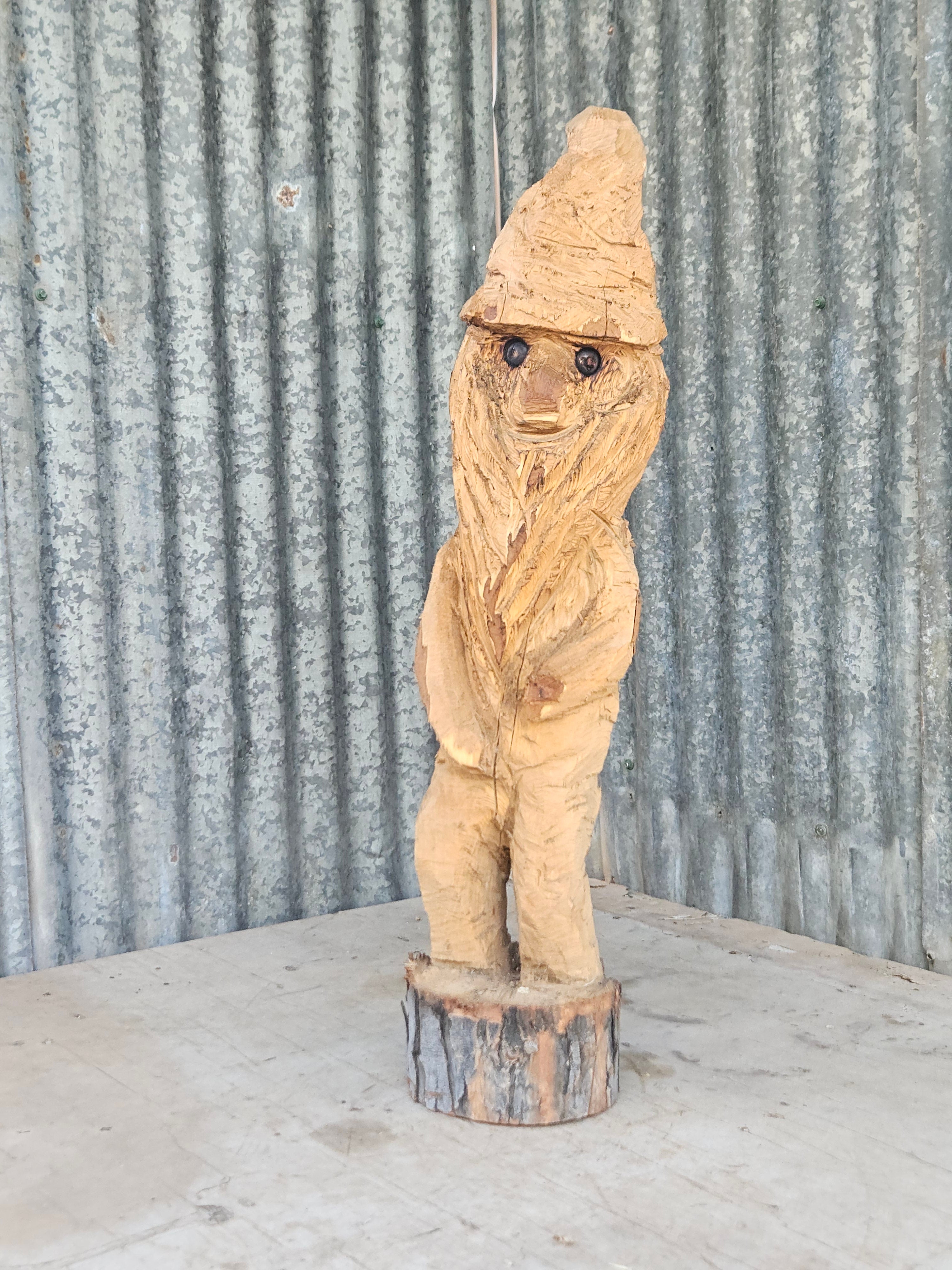 Gnome Wizard Carving