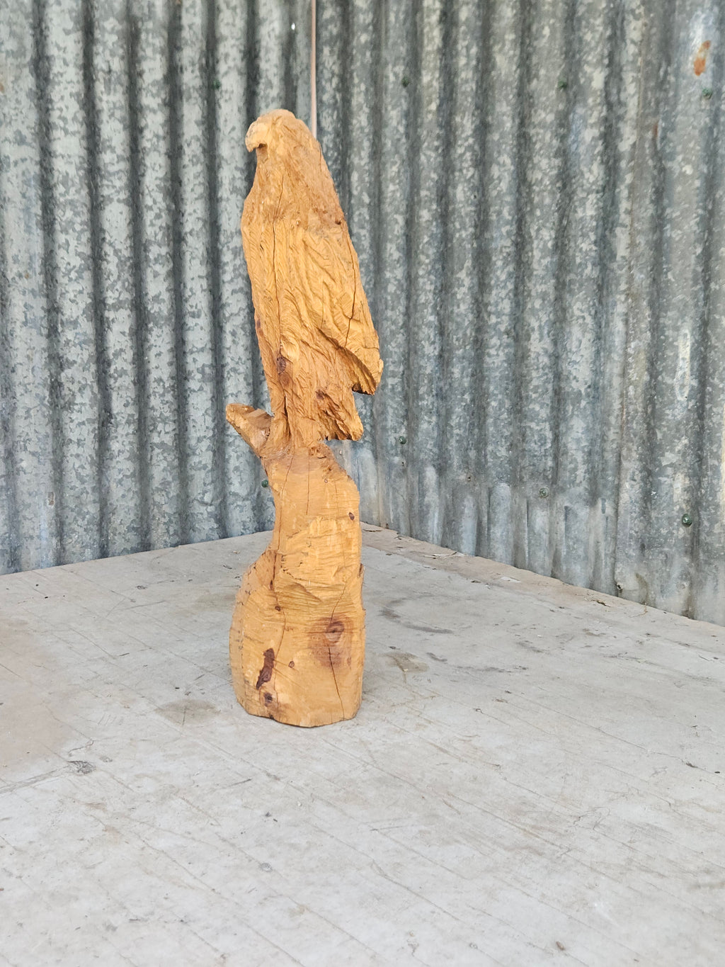 Hawk Carving