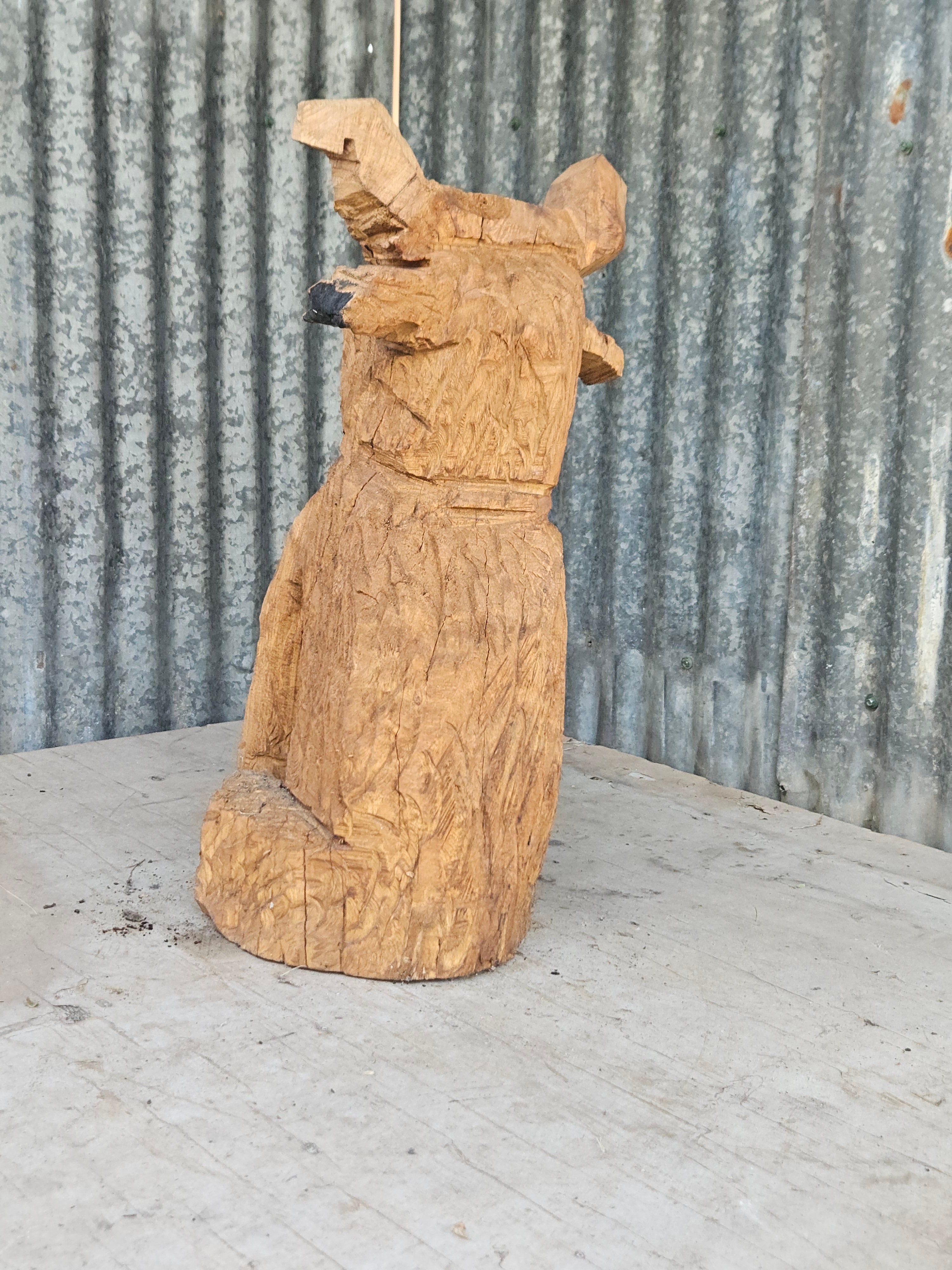 Highland Cow Carving