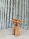 Highland Cow Carving