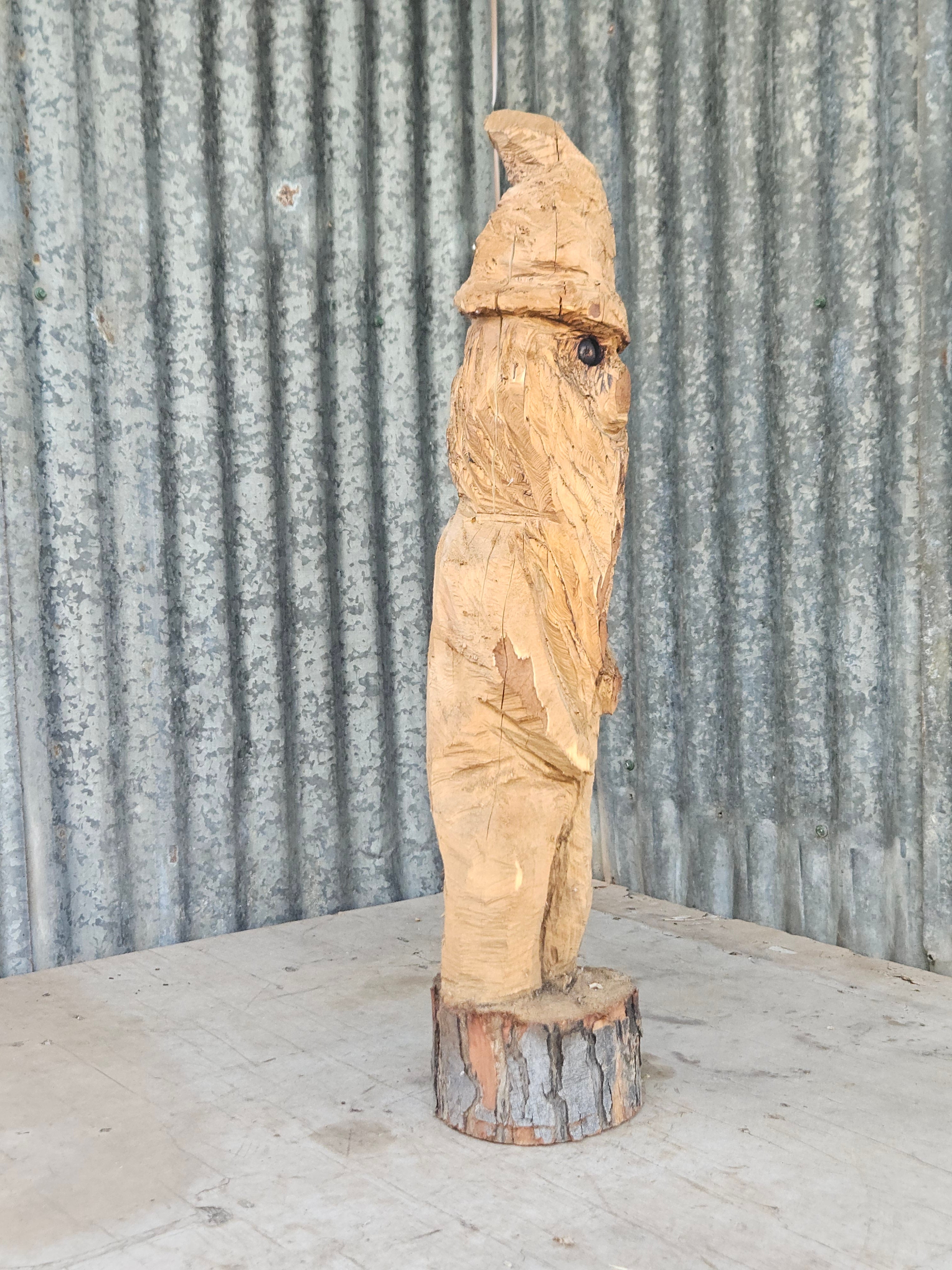 Gnome Wizard Carving